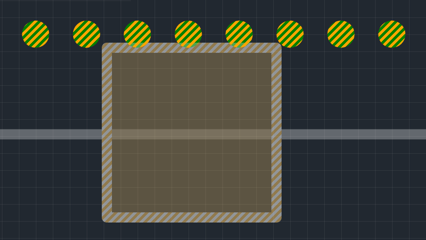 Рис. 1 Отображение выделенных объектов