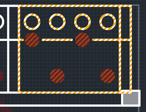 Рис. 1 Отображение выделенных объектов