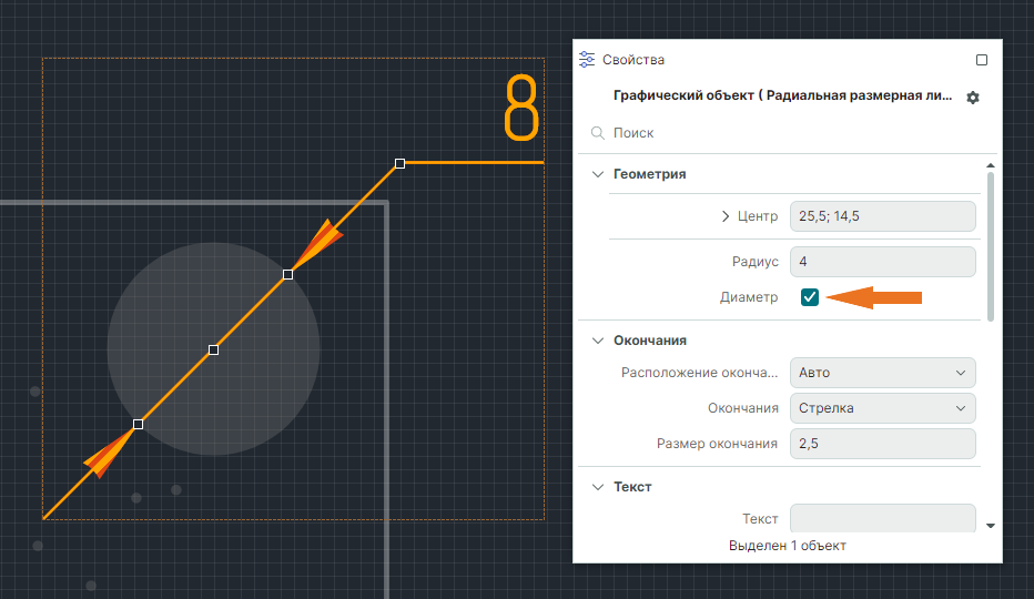 Рис. 2 Изменение измерения