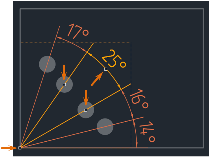 Рис. 4 Точки редактирования