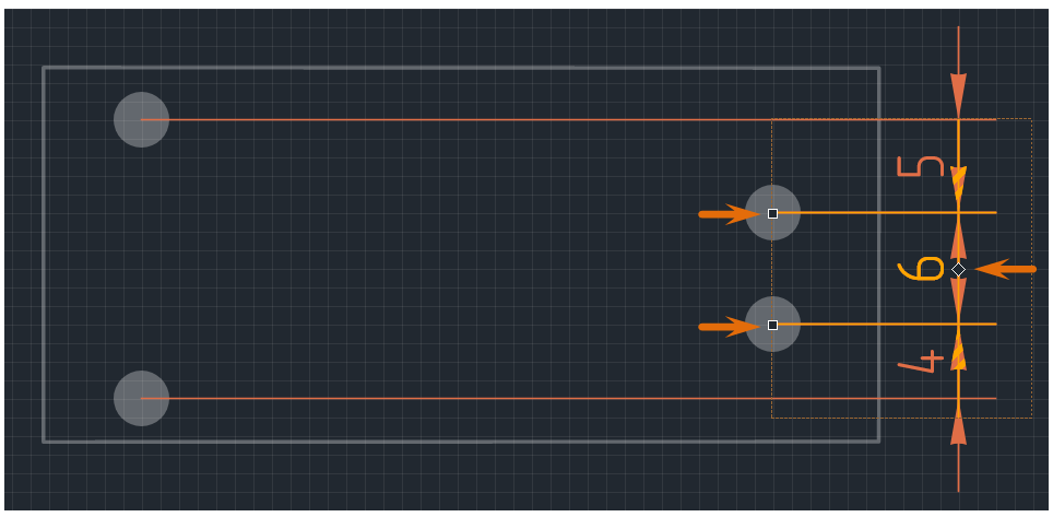 Рис. 4 Точки редактирования