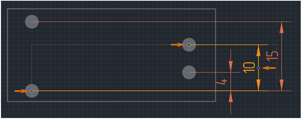 Рис. 4 Точки редактирования