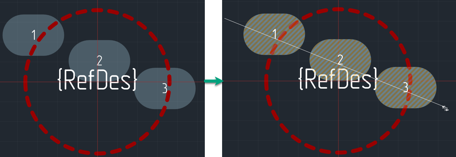 Рис. 4 Линия перенумерации