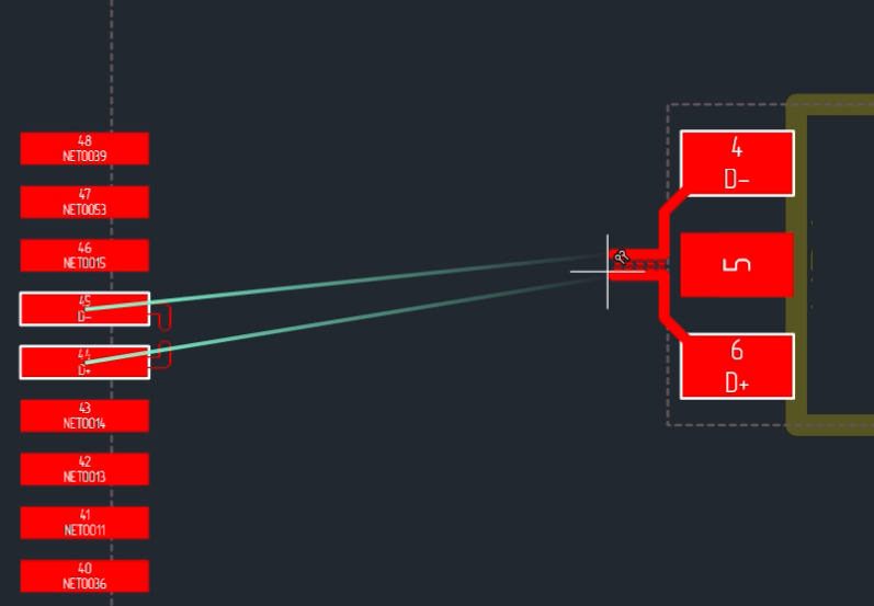 Рис. 2 Определение геометрии схождения
