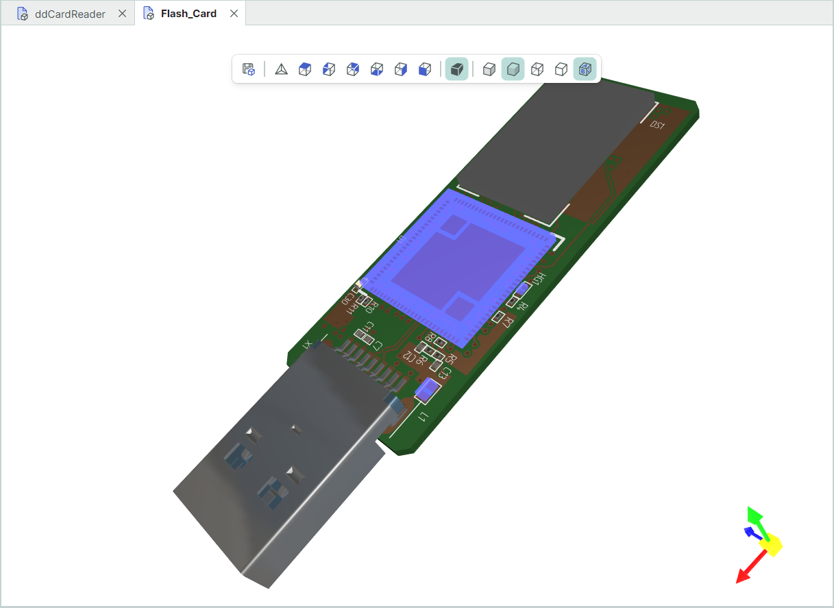 Рис. 5 Визуализация компонентов, к которым не привязана 3D модель