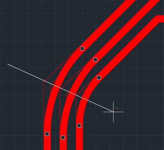 Рис. 1 Прокладка вектора