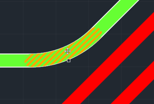 Рис. 1 Выбор области скругления
