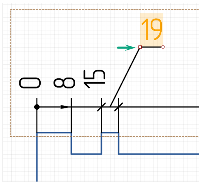 Рис. 6 Изменение положения полки