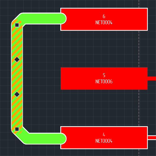 Рис. 3 Выбор сегмента трека