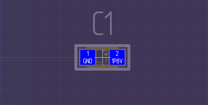 Рис. 2 Выбор места для размещения компонента