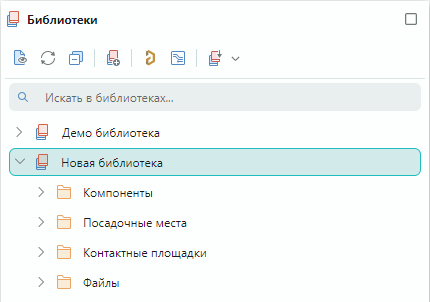 Рис. 3 Структура библиотеки