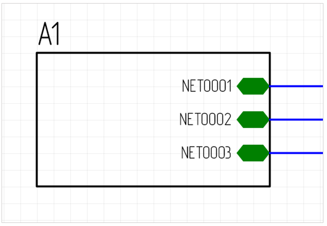 Рис. 1 Блок на схеме верхнего уровня