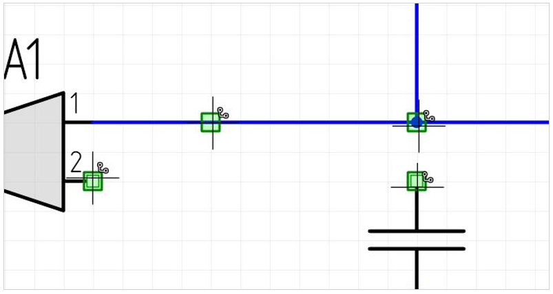 Рис. 3 Места, доступные для начала размещения