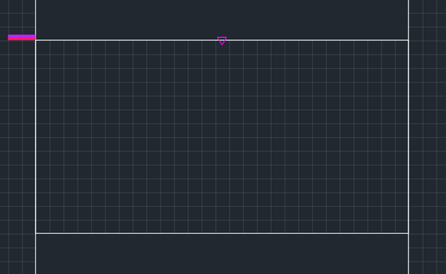 Рис. 4 Начало размещения линии сгиба