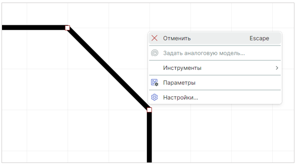 Рис. 2 Отмена размещения