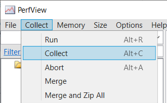 Рис. 1 Переход к сбору данных