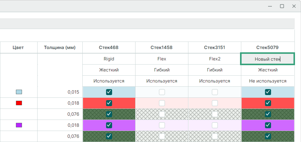 Рис. 9 Переименование стека
