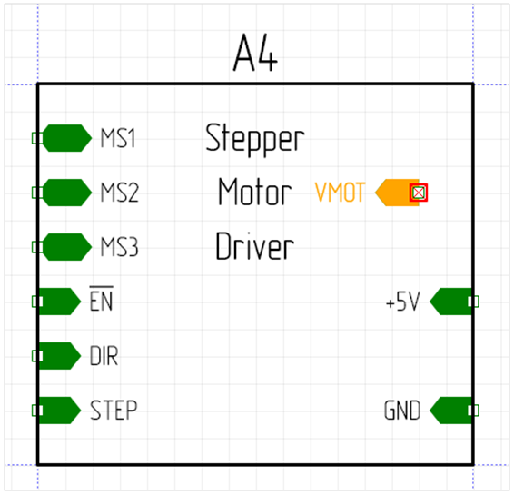 Рис. 3 Некорректное размещение порта