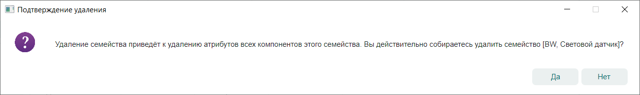 Рис. 2 Подтверждение удаления