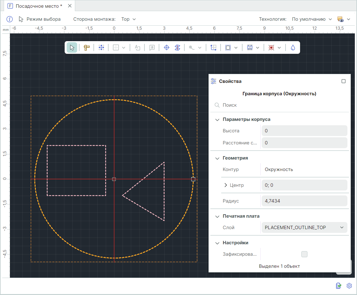 Рис. 1 Примеры границ корпусов