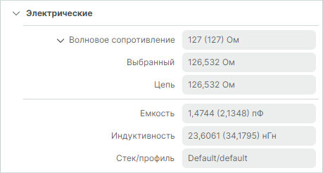 Рис. 3 Группа «Электрические»