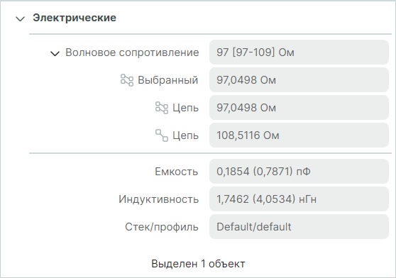 Рис. 4 Группа «Электрические»