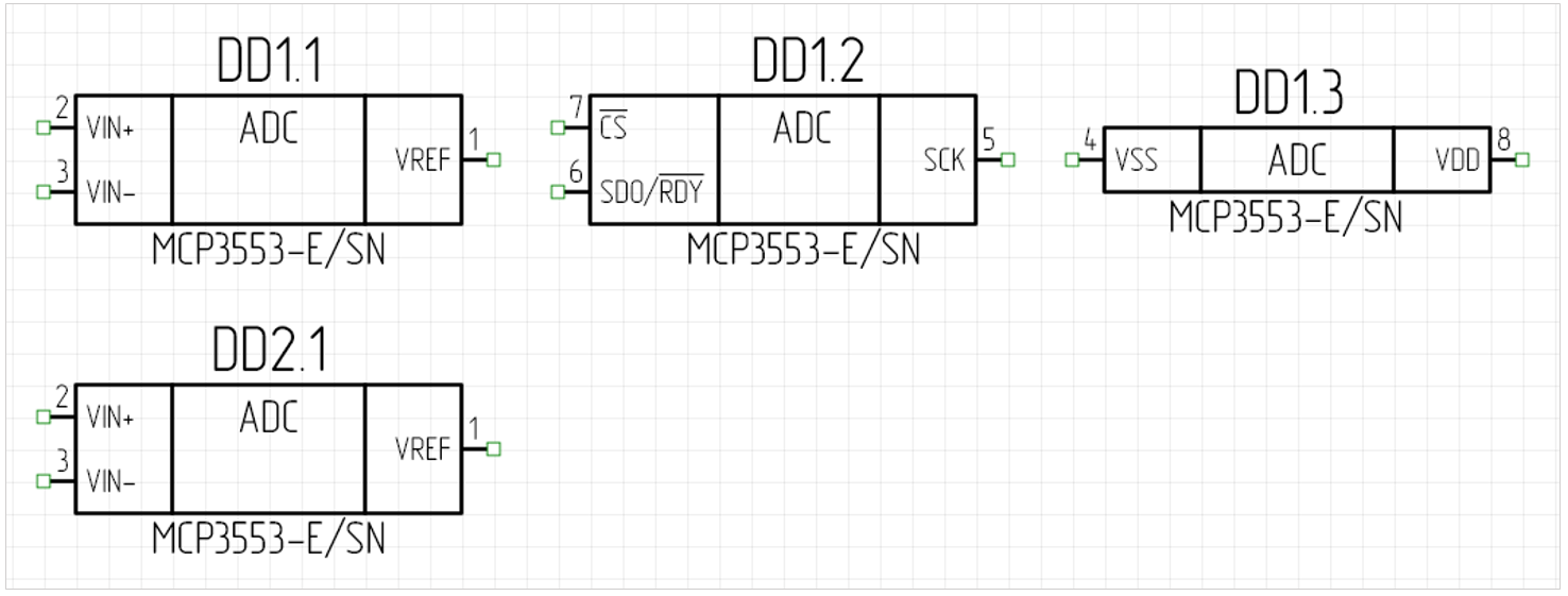 Рис. 2 Размещение последующего экземпляра радиодетали