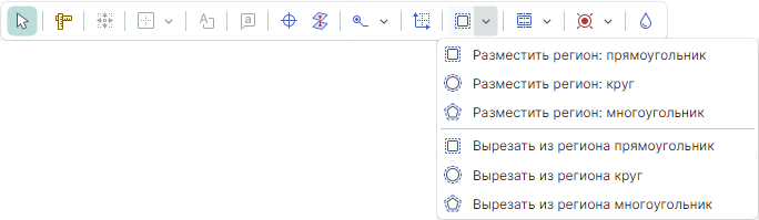Рис. 1 Выбор типа размещаемого монтажного отверстия
