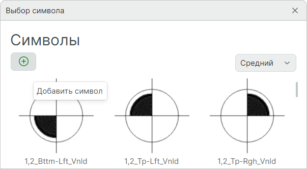 Рис. 4 Создание символа