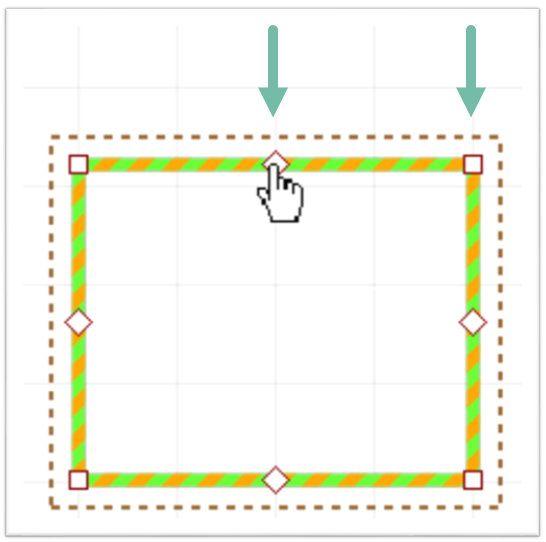 Рис. 1 Точки редактирования
