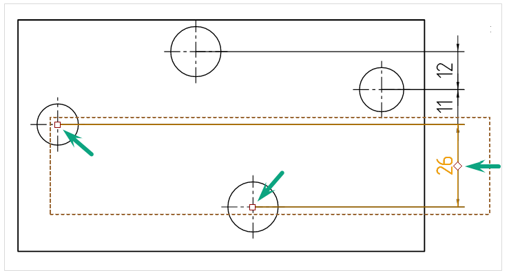 Рис. 4 Точки редактирования
