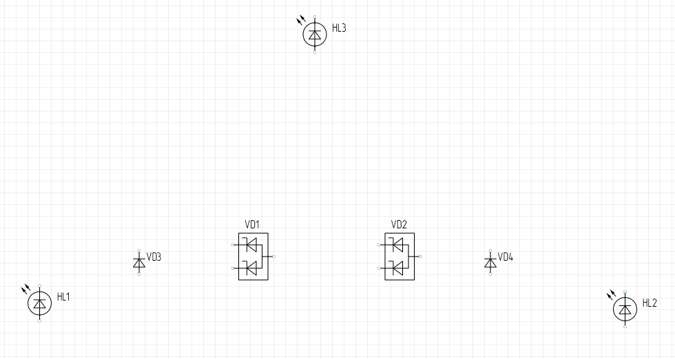 Рис. 8 Размещение на схеме защитных диодов