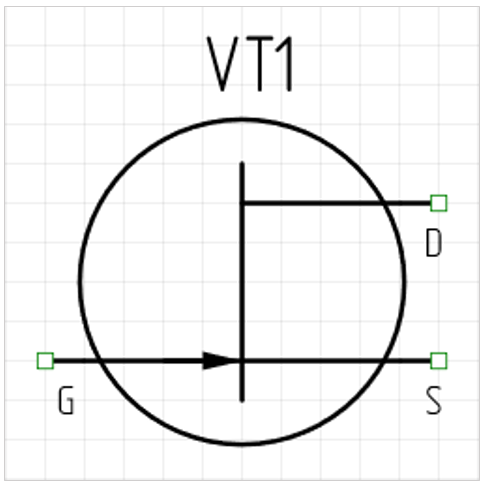 Рис. 1 УГО компонента