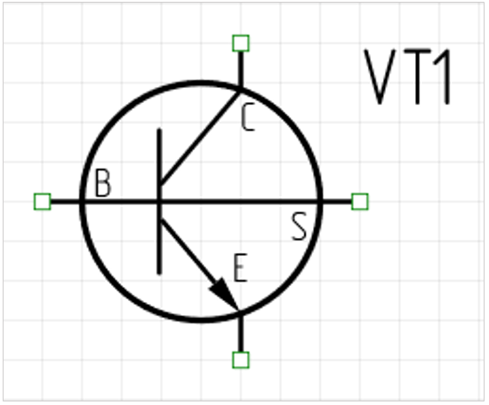 Рис. 1 УГО компонента