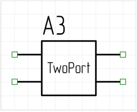 Рис. 1 УГО компонента