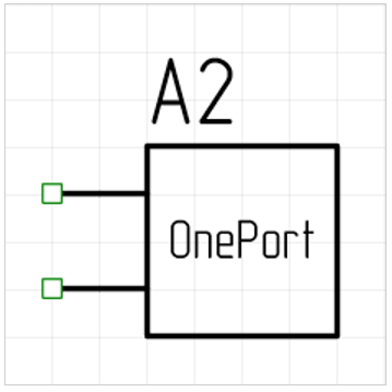 Рис. 1 УГО компонента