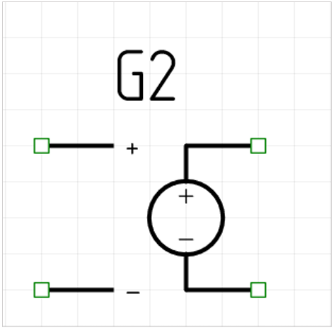Рис. 1 УГО компонента