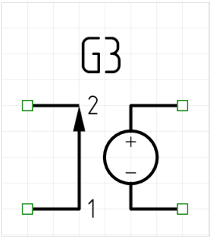 Рис. 1 УГО компонента
