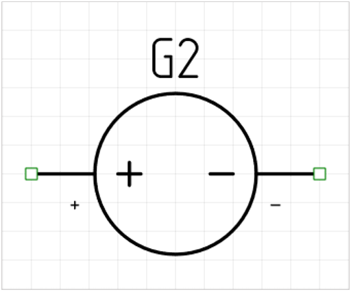 Рис. 1 УГО компонента