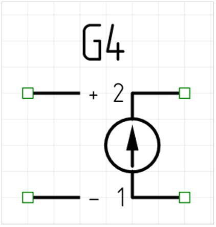 Рис. 1 УГО компонента