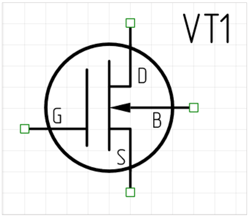 Рис. 1 УГО компонента