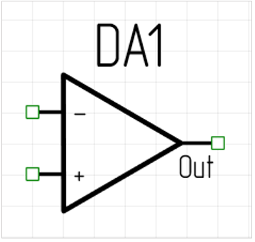 Рис. 1 УГО компонента