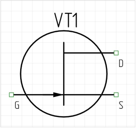 Рис. 1 УГО компонента