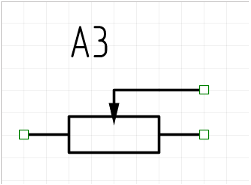 Рис. 1 УГО компонента